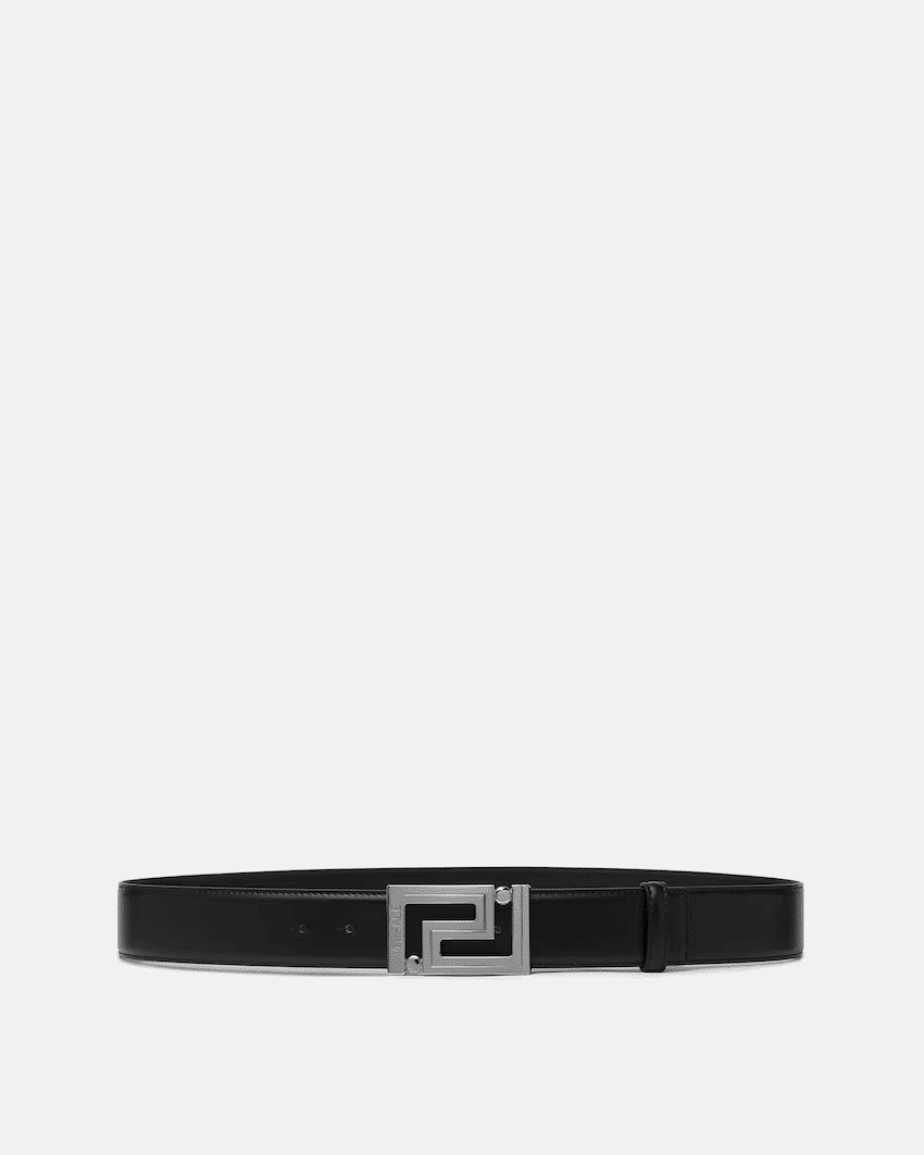 Greca Leather Belt 1.6"