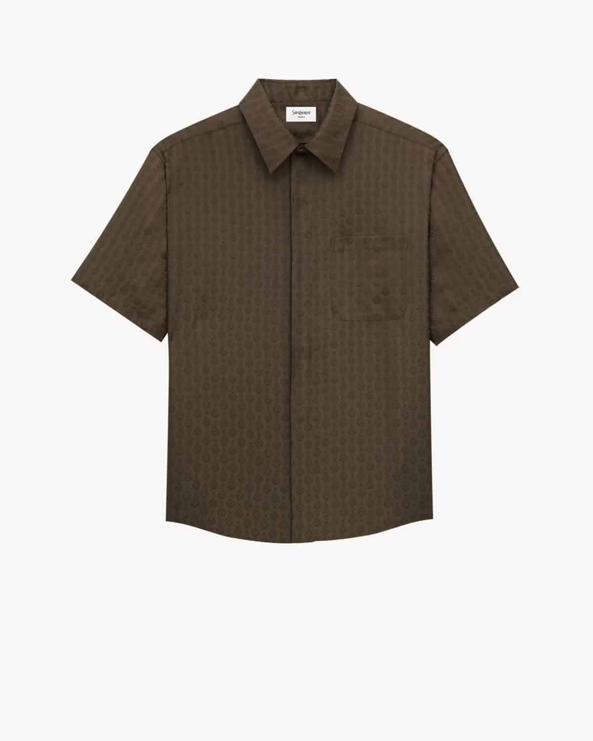 SHIRT IN SILK TWILL