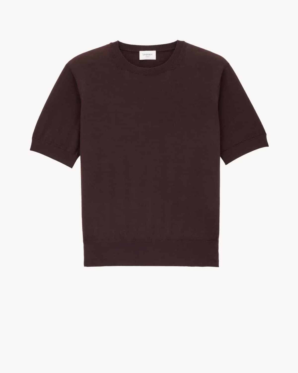 T-SHIRT SWEATER IN WOOL