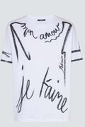 T-shirt with "Love Letter" print
