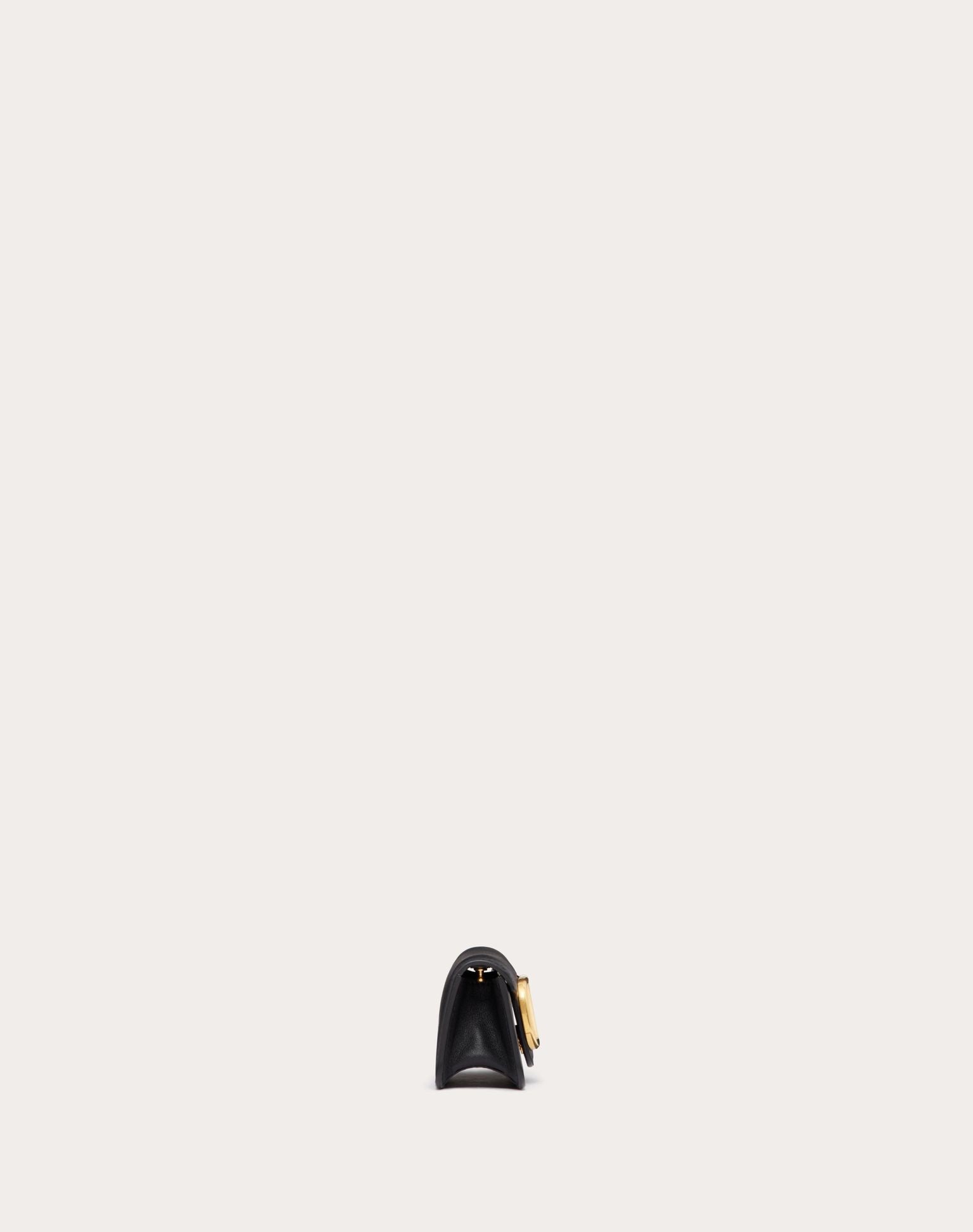VALENTINO GARAVANI LOCÒ MICRO BAG IN CALFSKIN LEATHER WITH CHAIN