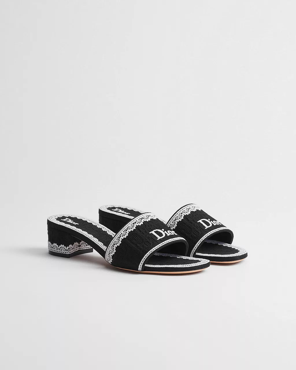 Dior Dentelle Heeled Slide