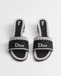 Dior Dentelle Heeled Slide