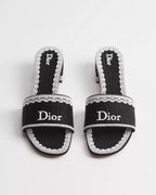 Dior Dentelle Heeled Slide