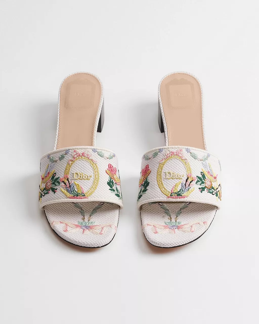 Dior Qixi Dior Médaillon Heeled Slide RUNWAY DELUXE