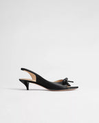 Dior Bow Heeled Slingback Sandal RUNWAY DELUXE