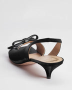 Dior Bow Heeled Slingback Sandal RUNWAY DELUXE