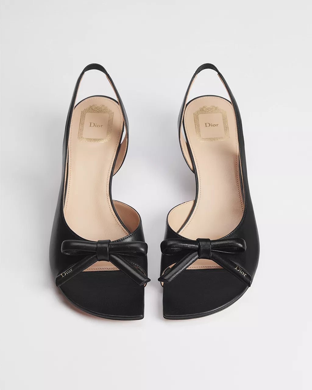 Dior Bow Heeled Slingback Sandal RUNWAY DELUXE