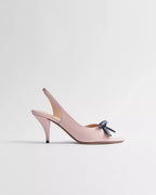 Dior Qixi Dior Bow Heeled Slingback Sandal RUNWAY DELUXE
