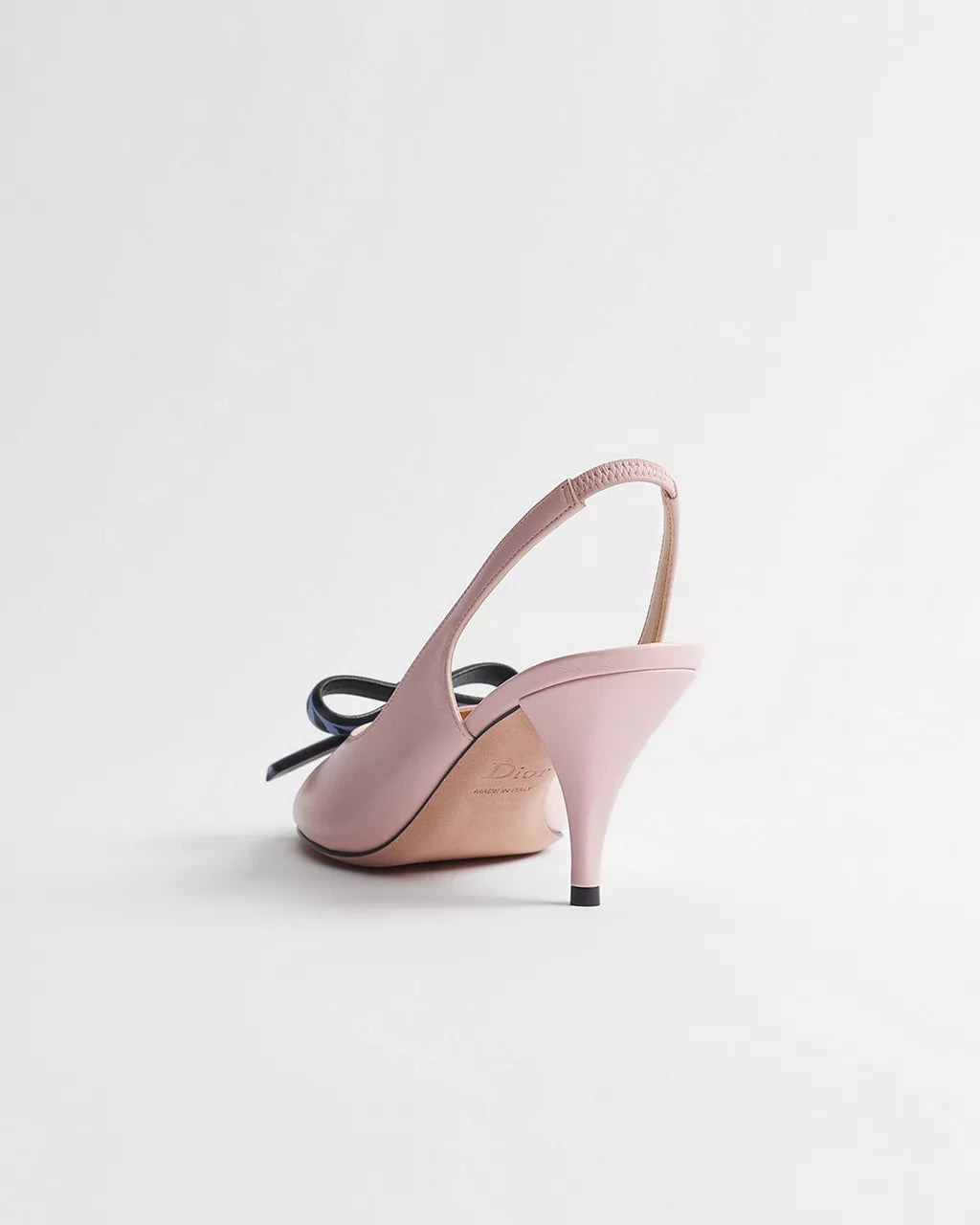 Dior Qixi Dior Bow Heeled Slingback Sandal RUNWAY DELUXE