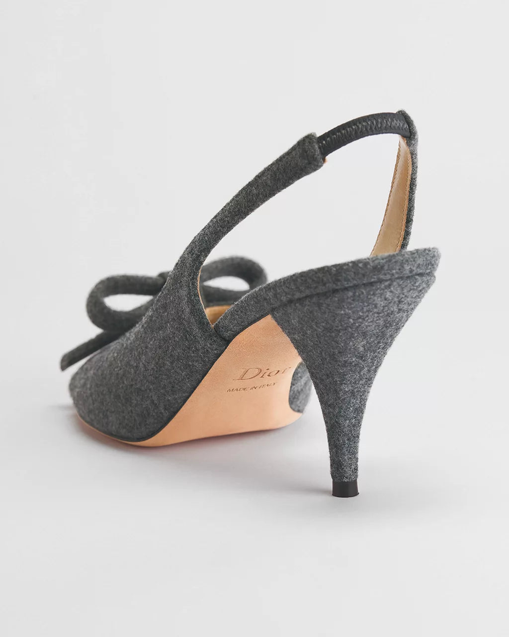 Dior Bow Heeled Slingback Sandal RUNWAY DELUXE