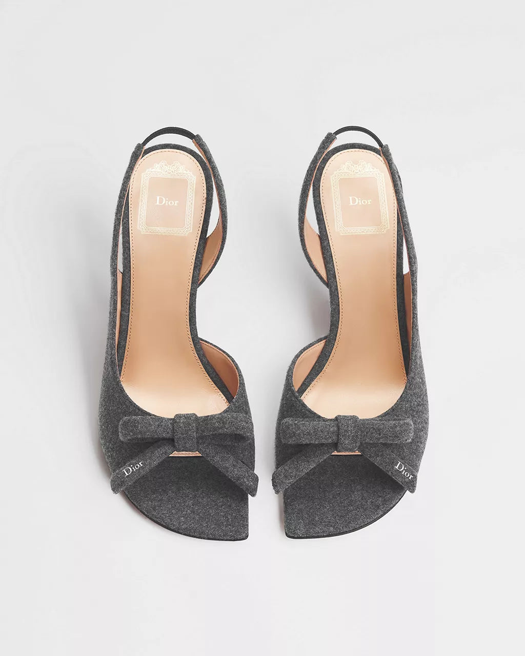 Dior Bow Heeled Slingback Sandal RUNWAY DELUXE