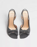 Dior Bow Heeled Slingback Sandal RUNWAY DELUXE