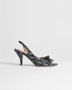 Dior Bow Heeled Slingback Sandal RUNWAY DELUXE
