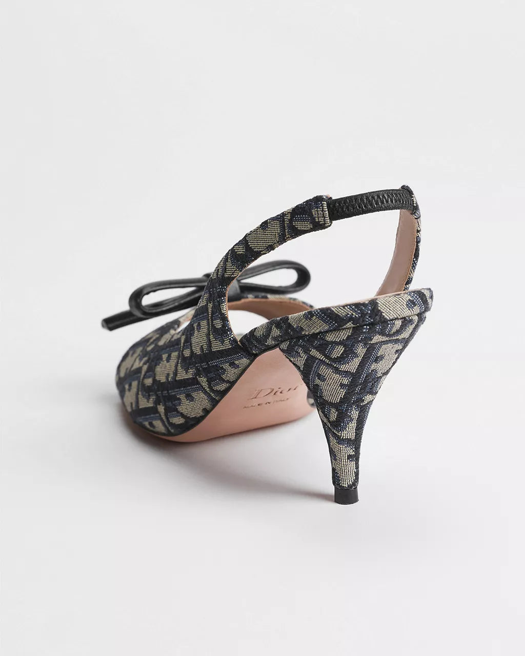 Dior Bow Heeled Slingback Sandal RUNWAY DELUXE