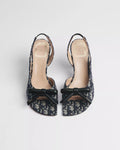 Dior Bow Heeled Slingback Sandal RUNWAY DELUXE