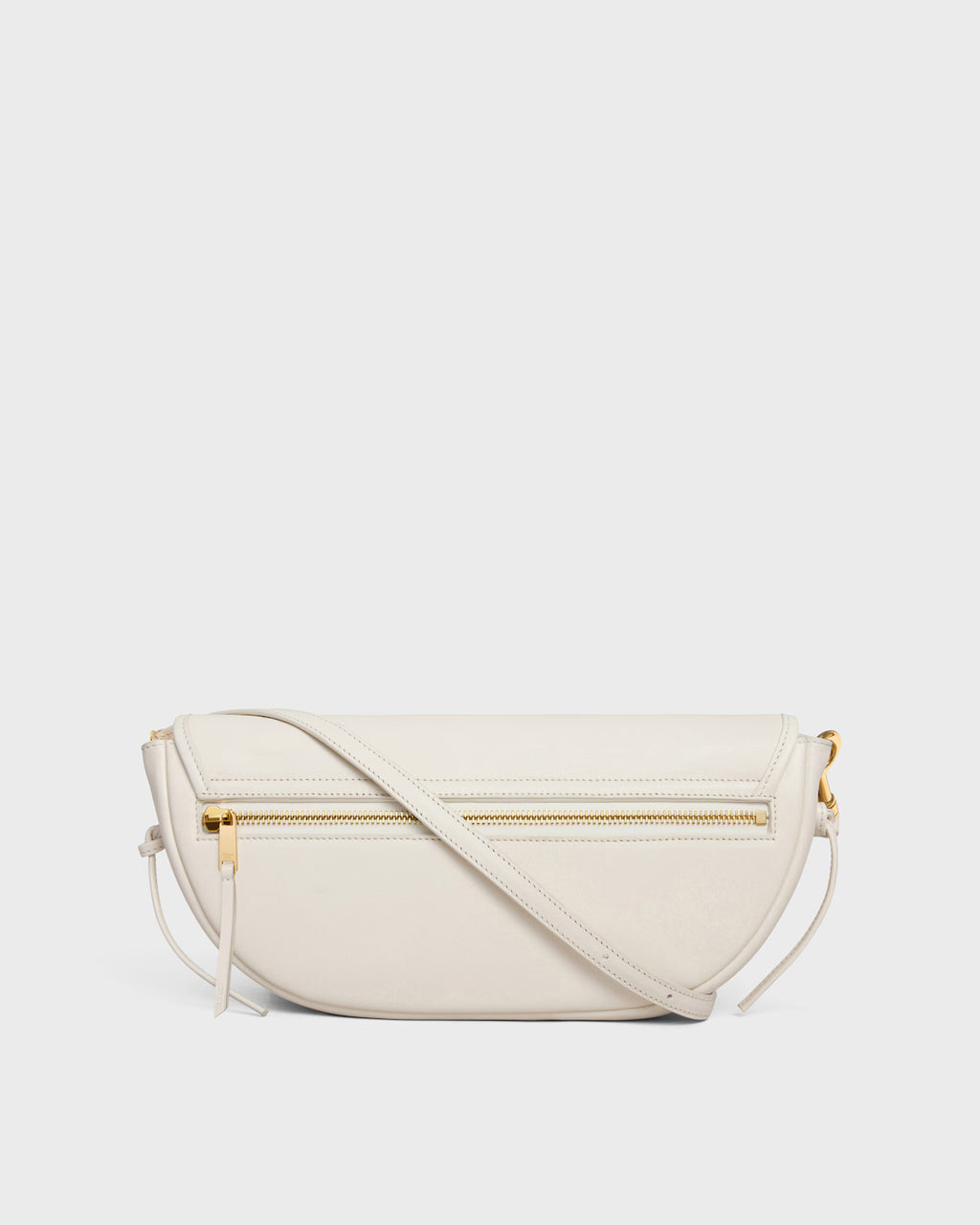 SOFT TRIOMPHE LITTLE HALFMOON IN SHINY LAMBSKIN