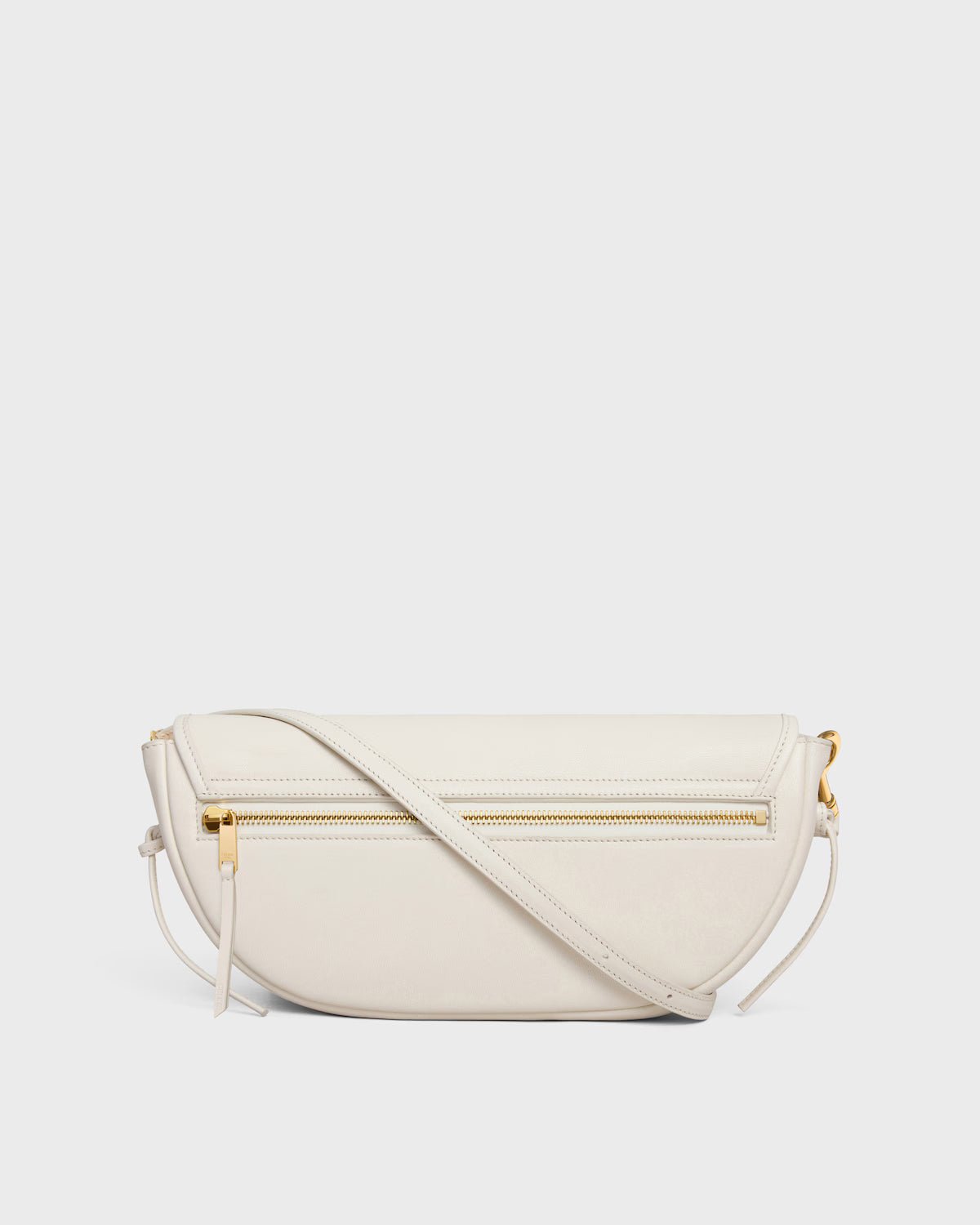 SOFT TRIOMPHE LITTLE HALFMOON IN SHINY LAMBSKIN