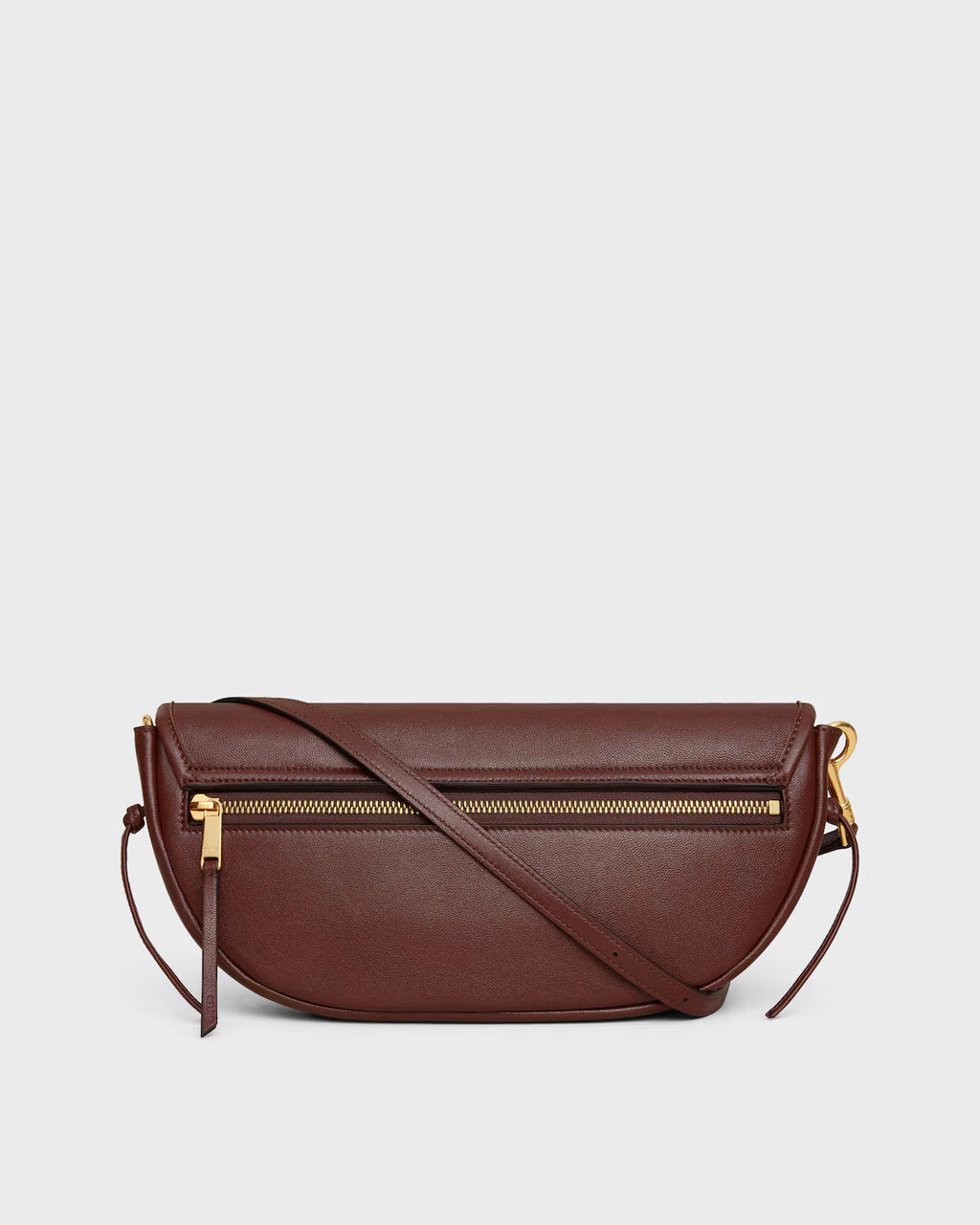 SOFT TRIOMPHE LITTLE HALFMOON IN SHINY LAMBSKIN