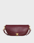 SOFT TRIOMPHE LITTLE HALFMOON IN SHINY LAMBSKIN