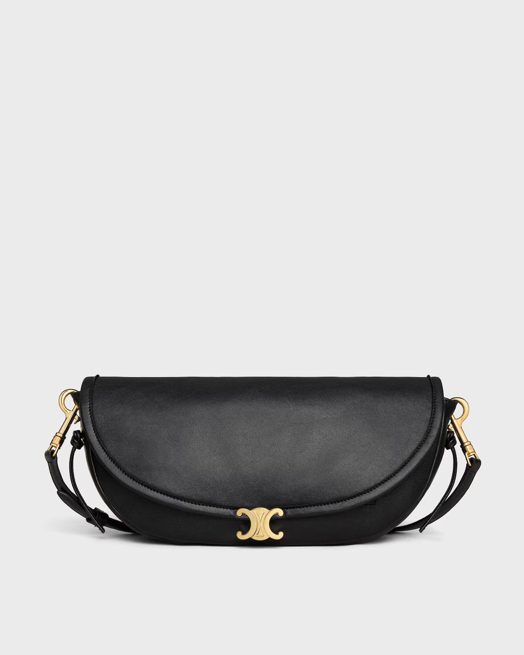 SOFT TRIOMPHE LITTLE HALFMOON IN SHINY LAMBSKIN