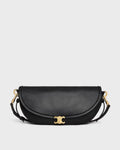 SOFT TRIOMPHE LITTLE HALFMOON IN SHINY LAMBSKIN