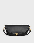 SOFT TRIOMPHE LITTLE HALFMOON IN SHINY LAMBSKIN