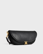SOFT TRIOMPHE LITTLE HALFMOON IN SHINY LAMBSKIN