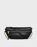 SOFT TRIOMPHE LITTLE HALFMOON IN SHINY LAMBSKIN