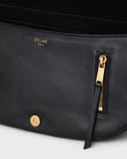 SOFT TRIOMPHE LITTLE HALFMOON IN SHINY LAMBSKIN