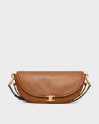 SOFT TRIOMPHE LITTLE HALFMOON IN SHINY LAMBSKIN