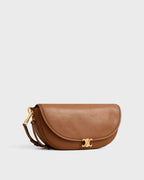 SOFT TRIOMPHE LITTLE HALFMOON IN SHINY LAMBSKIN