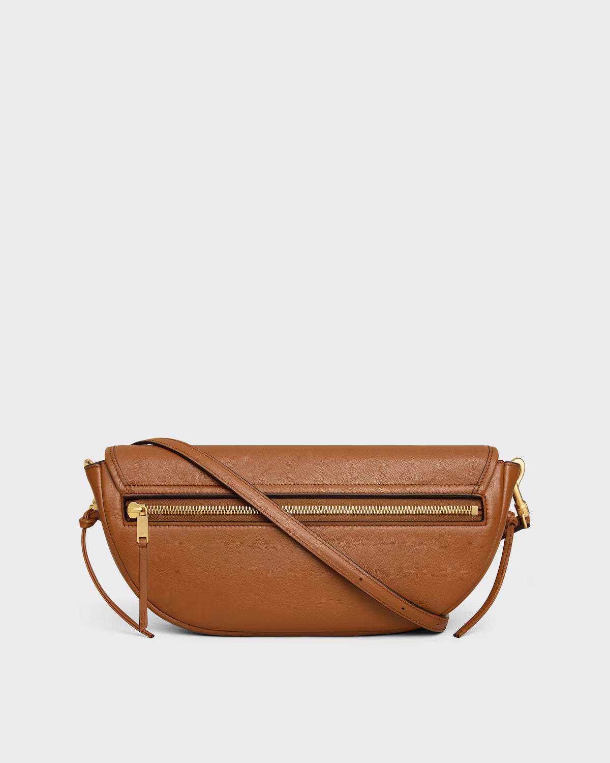 SOFT TRIOMPHE LITTLE HALFMOON IN SHINY LAMBSKIN