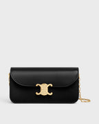 small chain triomphe IN SHINY CALFSKIN RUNWAY DELUXE