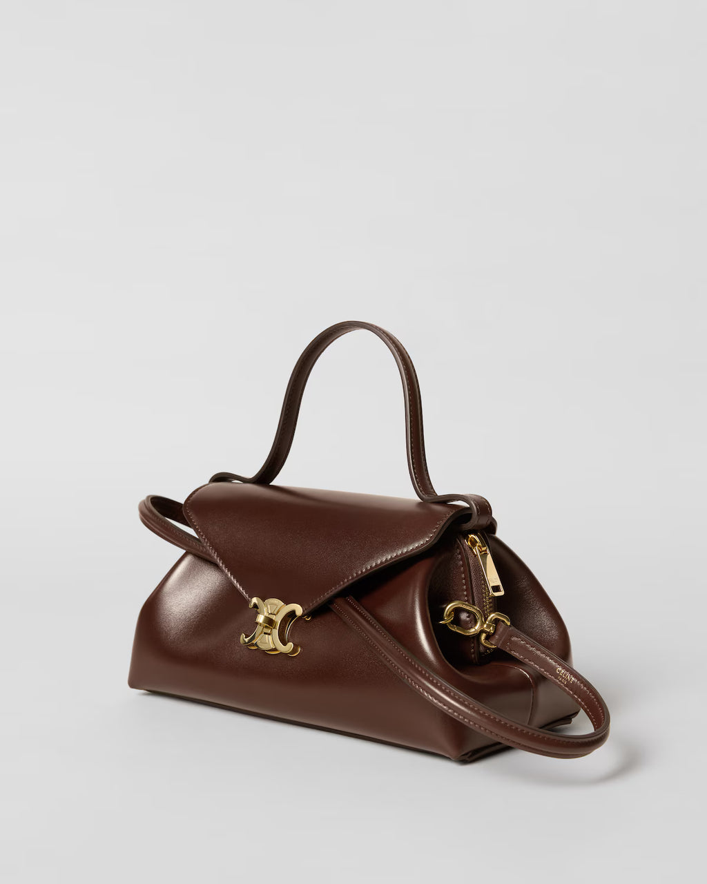 SMALL FLAIR IN SHINY CALFSKIN