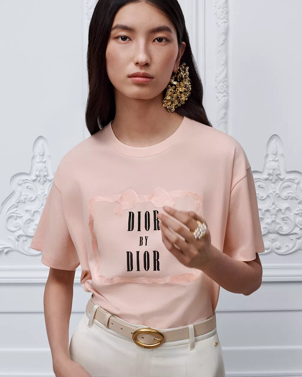 Oversized Embroidered Book Cover T-Shirt RUNWAY DELUXE