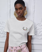 Dioriviera Dior Médaillon Embroidered Fitted T-Shirt RUNWAY DELUXE