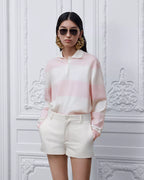 Dioriviera Dior Marinière Long-Sleeved Polo Shirt RUNWAY DELUXE