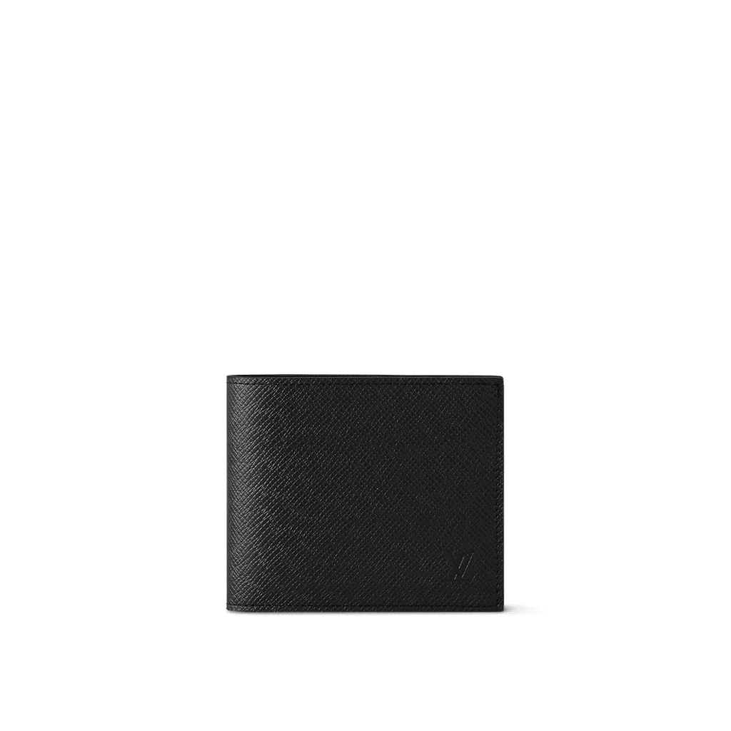 Louis Vuitton Marco Wallet – Black Taiga Leather