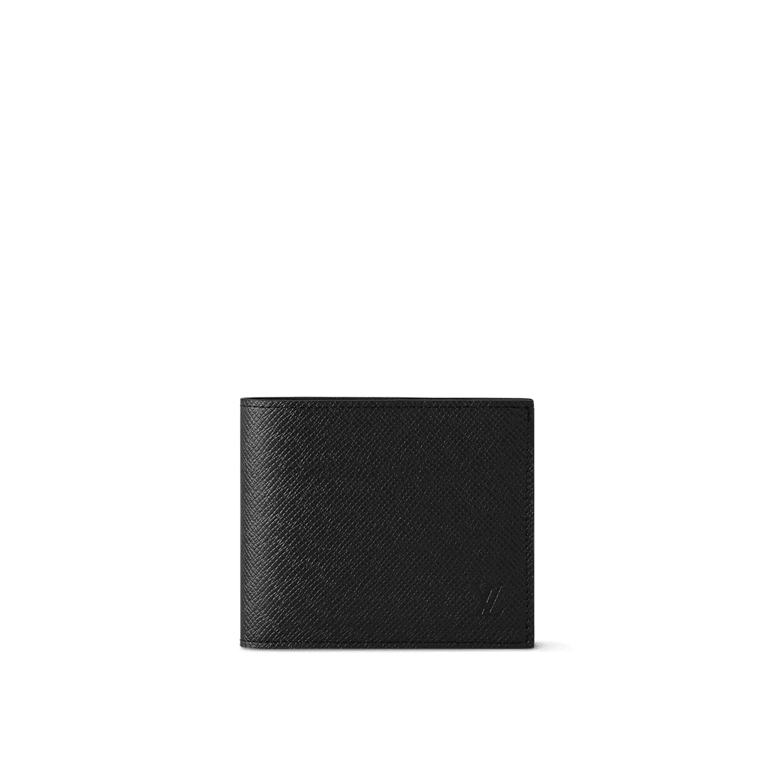 Louis Vuitton Marco Wallet – Black Taiga Leather