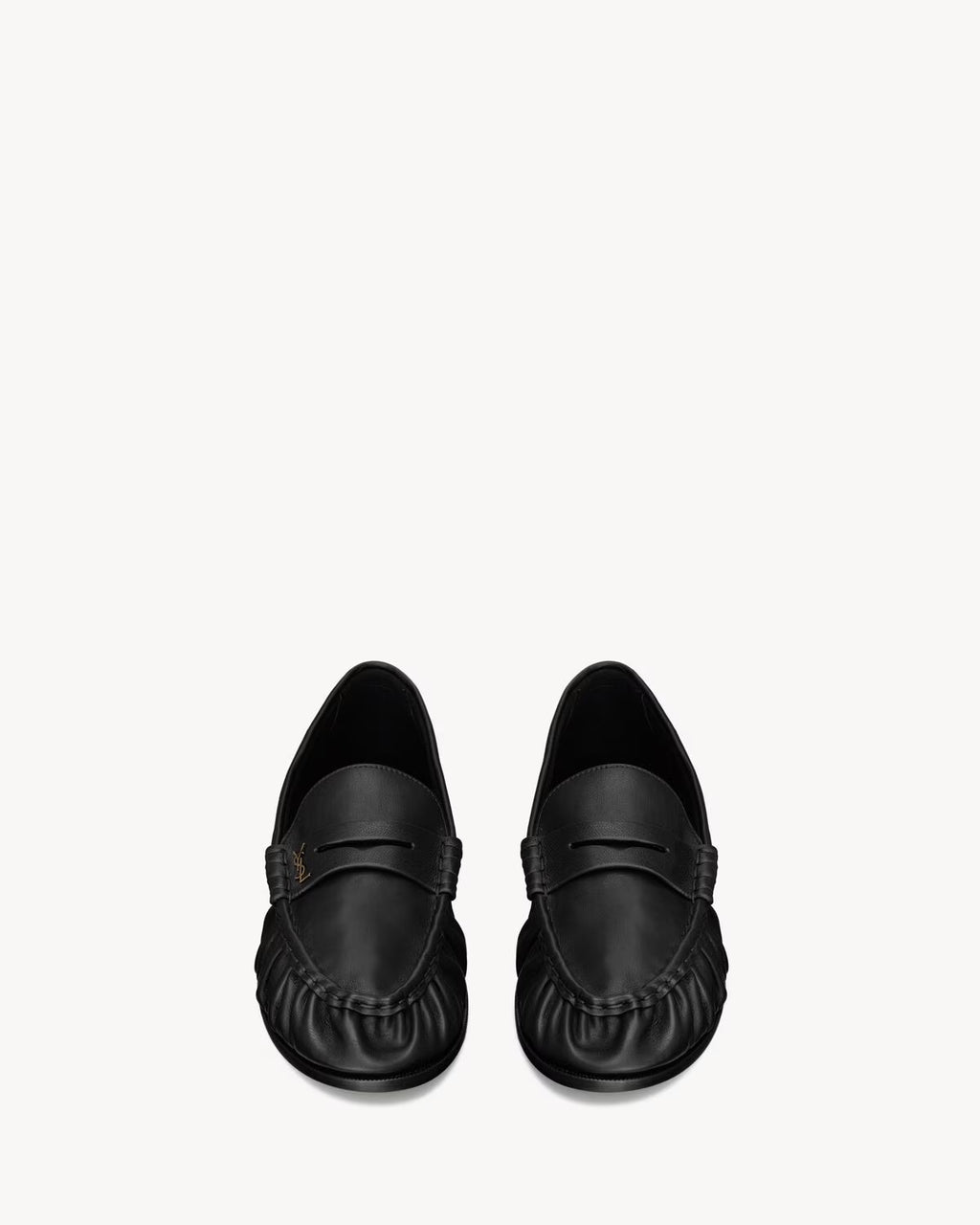LE LOAFER supple in matte leather BLACK RUNWAY DELUXE