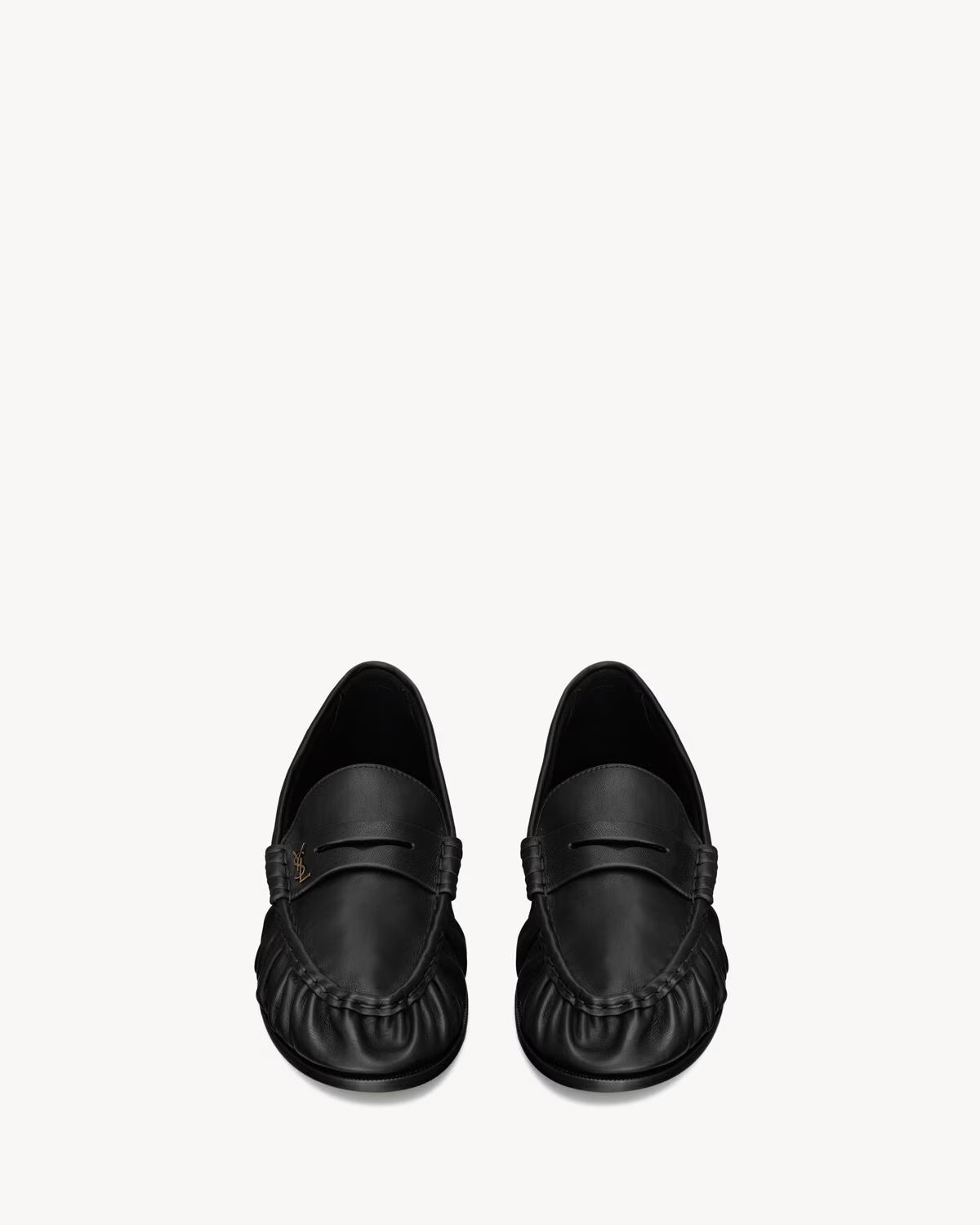 LE LOAFER supple in matte leather BLACK RUNWAY DELUXE