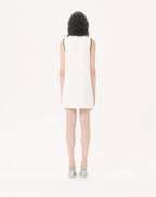 Short Dress In Canestrello Cotton Tweed