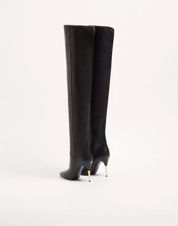 Deboot Over-the-Knee Calfskin Boot 105mm