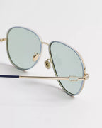 Petit CD A1U Light Blue Pilot Sunglasses RUNWAY DELUXE