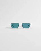 Petit CD S1U Turquoise Blue Rectangular Sunglasses RUNWAY DELUXE