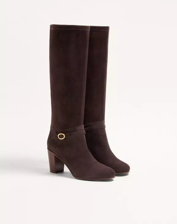 Pattie Crust Leather Boot 75Mm