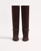 Pattie Crust Leather Boot 75Mm