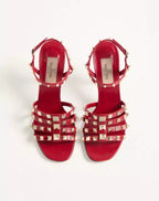 Rockstud Kidskin Sandal 100mm
