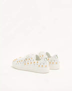 Royco Trainer In Nappa Calfskin With Stud Detail